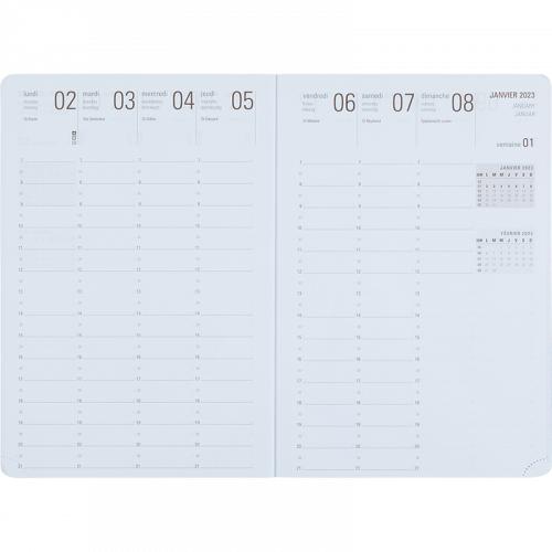 OBE Agenda Semainier de Bureau 25 Flex-Agenda-Oberthur-Papeterie du Dôme
