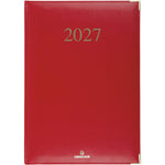 OBE Agenda Semainier de Bureau 30 Kiev-Agenda-Oberthur-2027-Rouge-Papeterie du Dôme