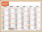 OBE Calendrier Classic 43x33,5-Calendrier-Oberthur-Papeterie du Dôme