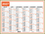 OBE Calendrier Classic 43x33,5-Calendrier-Oberthur-Papeterie du Dôme
