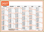 OBE Calendrier Classic 52x40,5-Calendrier-Oberthur-Papeterie du Dôme