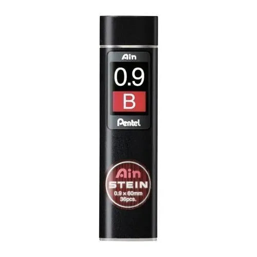 PTL Étui Mines Ain Stein-Mines-Pentel-0.9 mm-B-Papeterie du Dôme