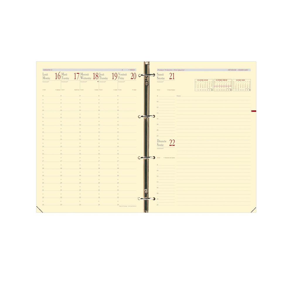 QVD Recharge Agenda Timer 29 Prestige SAD-Recharge Agenda-Quo Vadis-Papeterie du Dôme