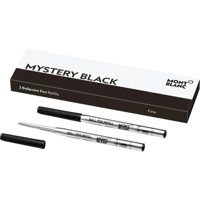 Recharge Stylo Bille Montblanc-Recharge Stylos-Montblanc-Noir-F Fin-Papeterie du Dôme