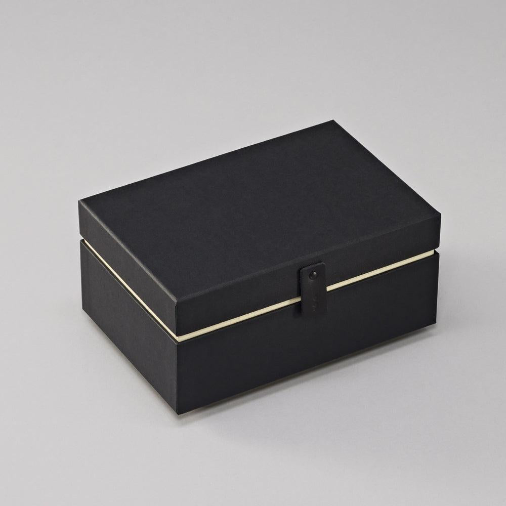 SMK Boîte de Rangement Premium One Line Small-Boîte de Rangement-Semikolon-Noir-Papeterie du Dôme