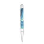 STD Initial Géode Bleu Chrome Stylo Bille-Stylo Bille-S.T. Dupont-Papeterie du Dôme