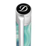 STD Initial Géode Bleu Chrome Stylo Bille-Stylo Bille-S.T. Dupont-Papeterie du Dôme