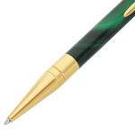 STD Initial Géode Vert Doré Stylo Bille-Stylo Bille-S.T. Dupont-Papeterie du Dôme