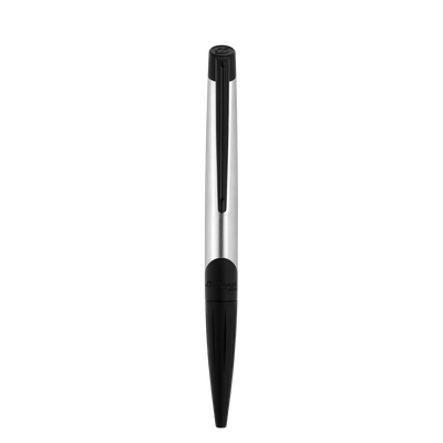 Stylo Bille S.T. Dupont Défi Millenium Chrome/Noir-Stylo Bille-S.T. Dupont-Papeterie du Dôme