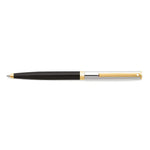 Stylo Bille Sheaffer Sagaris Noir Chrome et Doré-Stylo Bille-Sheaffer-Papeterie du Dôme