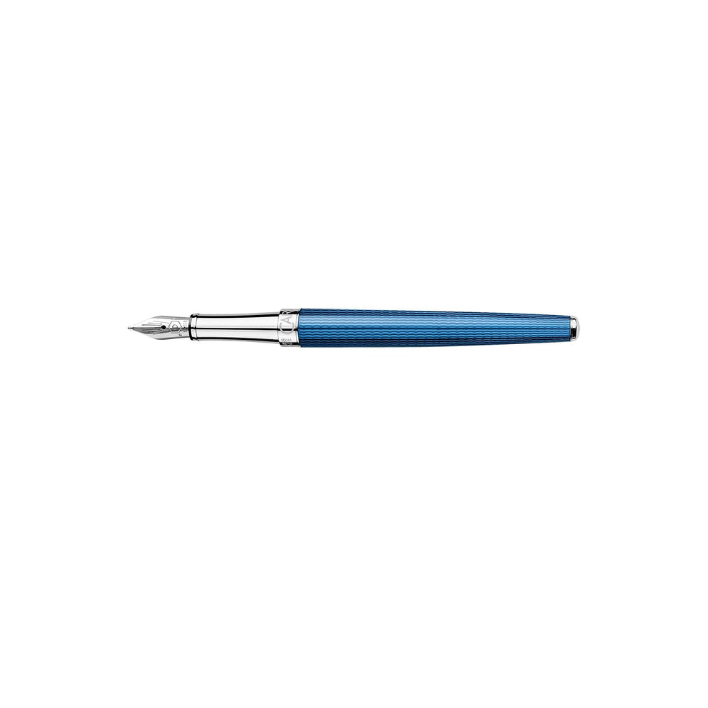 Stylo Plume Caran d'Ache Léman Slim Grand Bleu-Stylo Plume-Caran d'Ache-Papeterie du Dôme