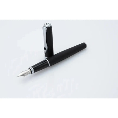 Stylo Plume Diplomat Excellence A2 Lapis Noir Chromé-Stylo Plume-Diplomat-Papeterie du Dôme
