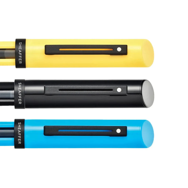Stylo Plume Sheaffer Calligraphique Noir Bleu Jaune-Stylo Plume-Sheaffer-Papeterie du Dôme