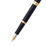 Stylo Plume Sheaffer Sagaris Noir Doré-Stylo Plume-Sheaffer-Papeterie du Dôme