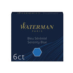 WMN Cartouches Encre Courtes-Encre-Waterman-Bleu Sérénité-Papeterie du Dôme