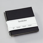 SMK Album Photo Spirale Piccolino Economy-Album Photo-Semikolon-17 x 17 cm-Noir-Crème-Papeterie du Dôme
