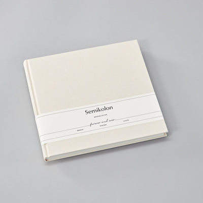 SMK Livre d'Or-Album Photo-Semikolon-21.6 x 25.5 cm-Chamois-Crème-Papeterie du Dôme